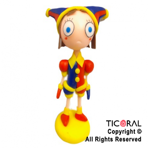 ADORNO PAYASO PONMI CIRCO DIGITAL PORCELANA FRIA x 1